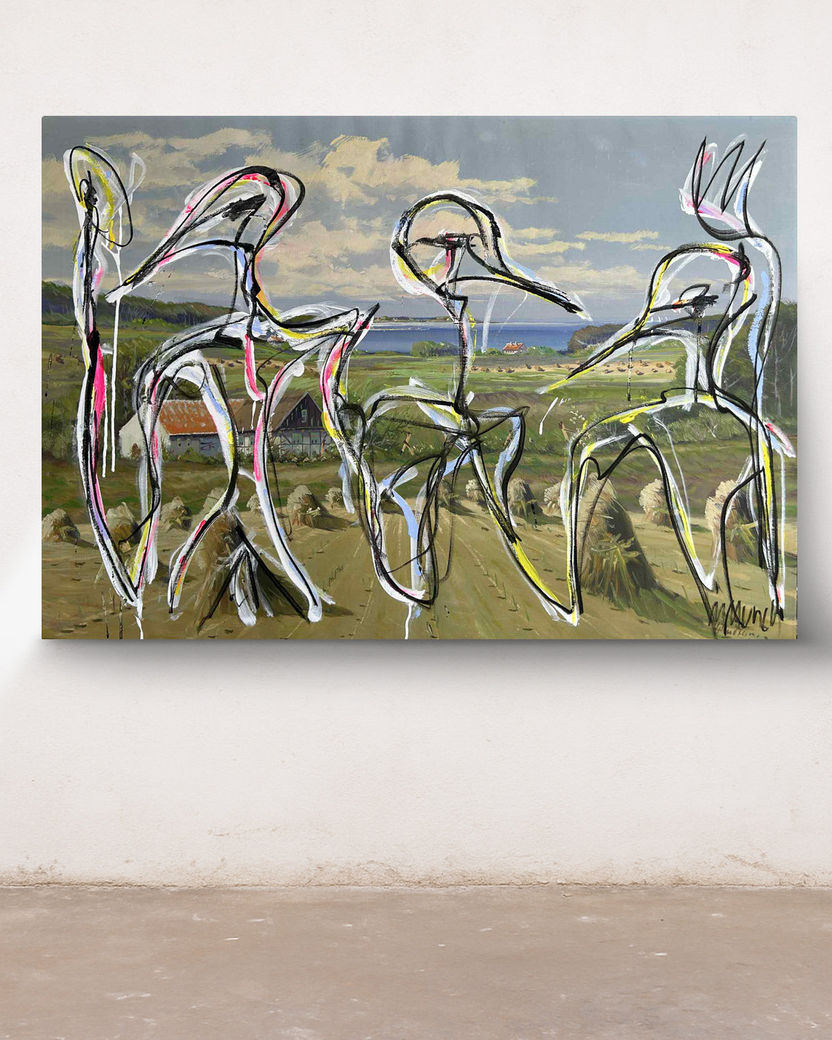 SLOW DAY - ORIGINAL WORK - 67x96cm