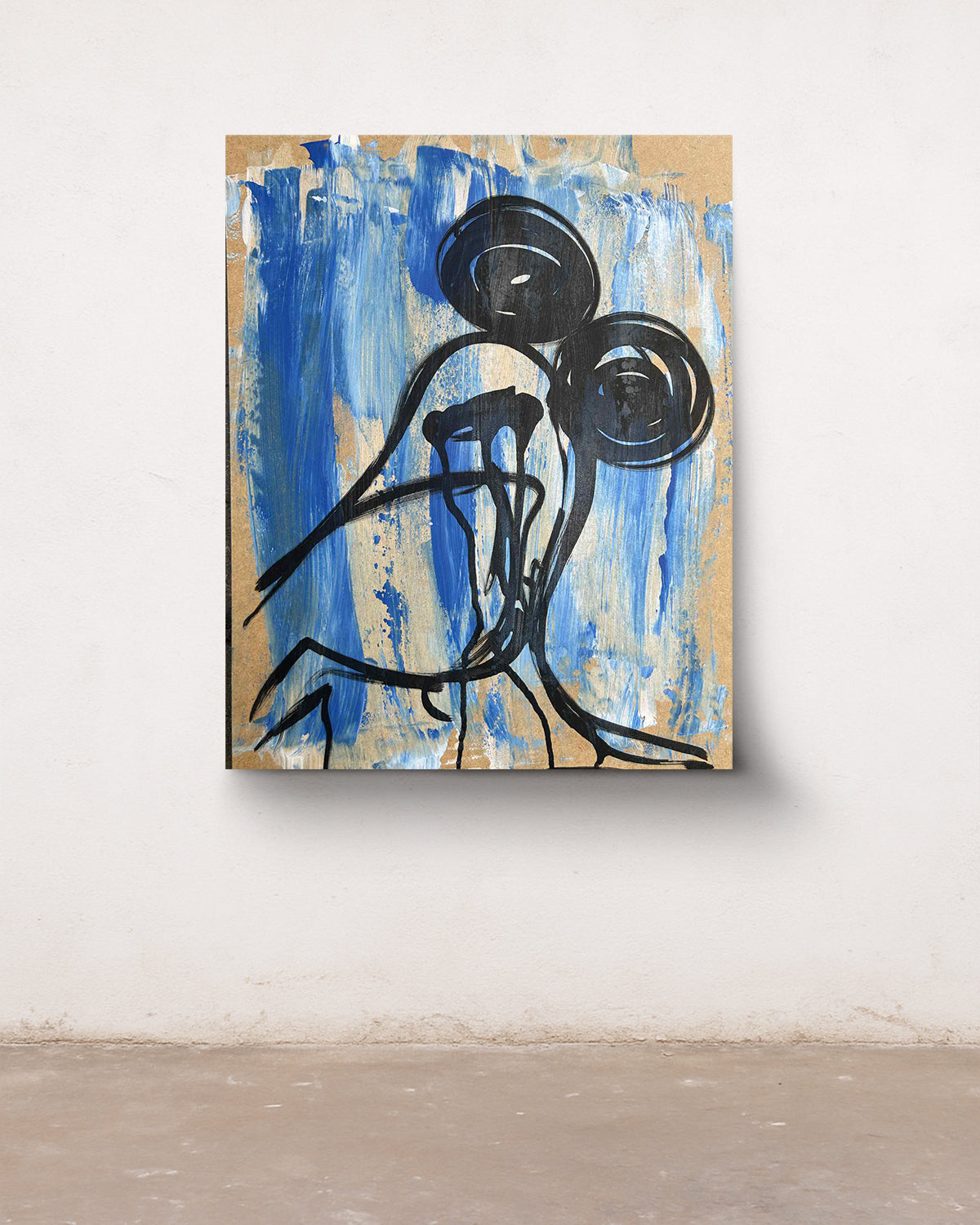 IN THE BLUE - ORIGINAL WORK - 50x40cm