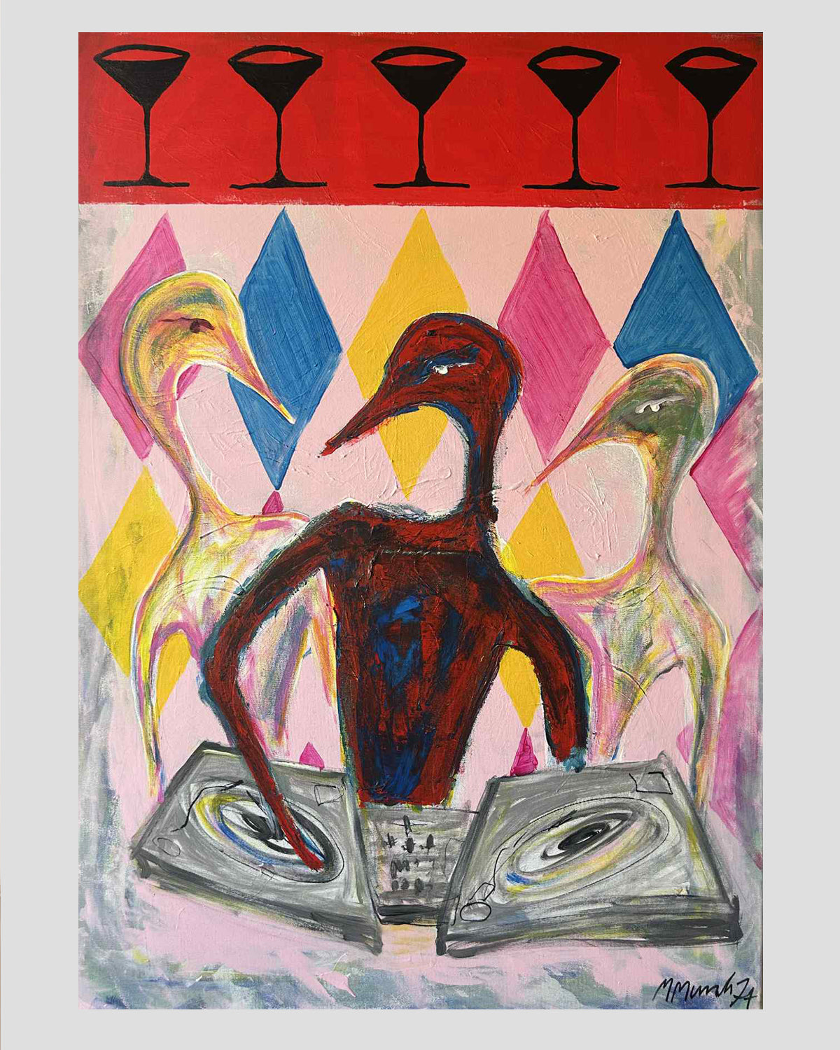 BENJA - ORIGINAL WORK - 100x70cm