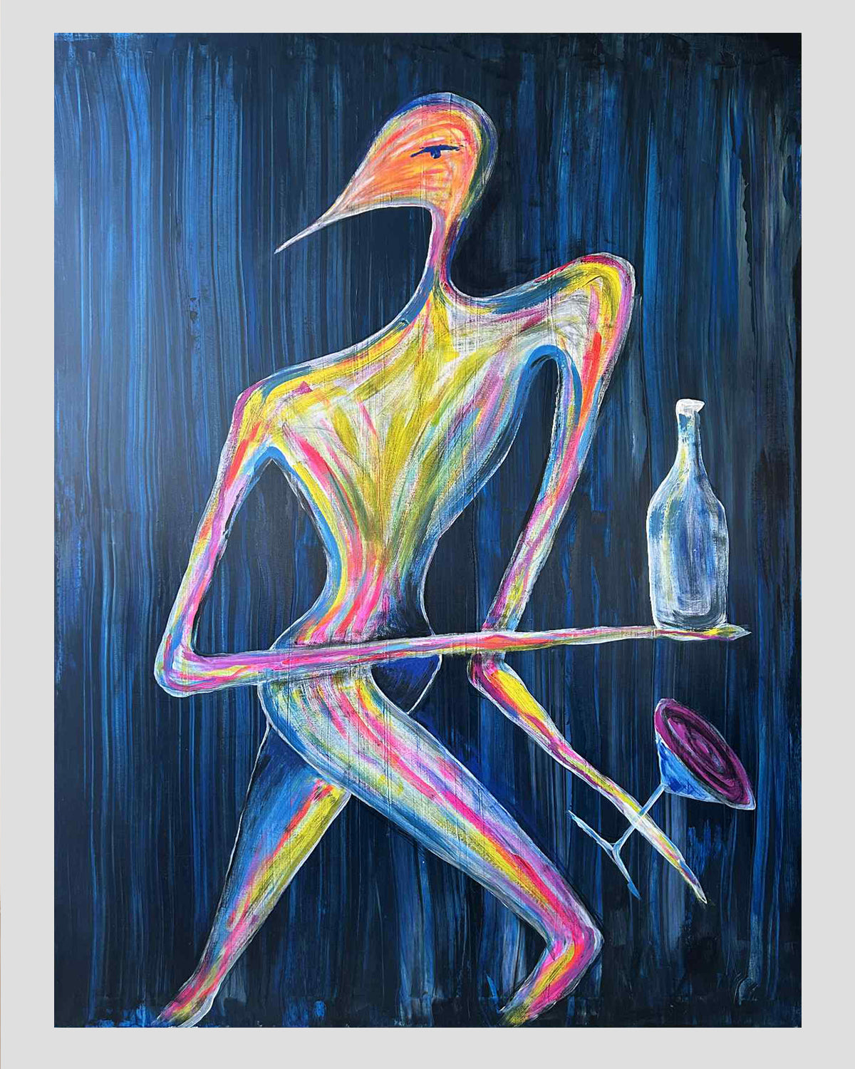 BLUR 2 - ORIGINAL WORK - 200x130cm