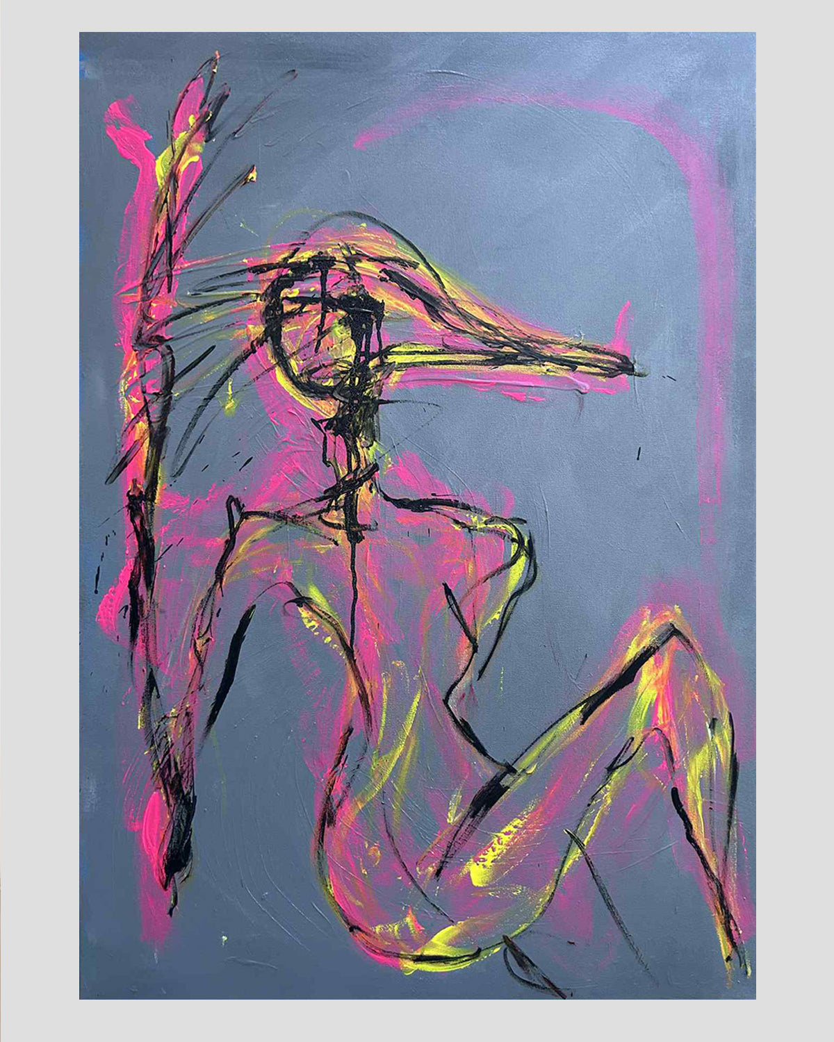 SAD HAND - ORIGINAL WORK - 100x70cm