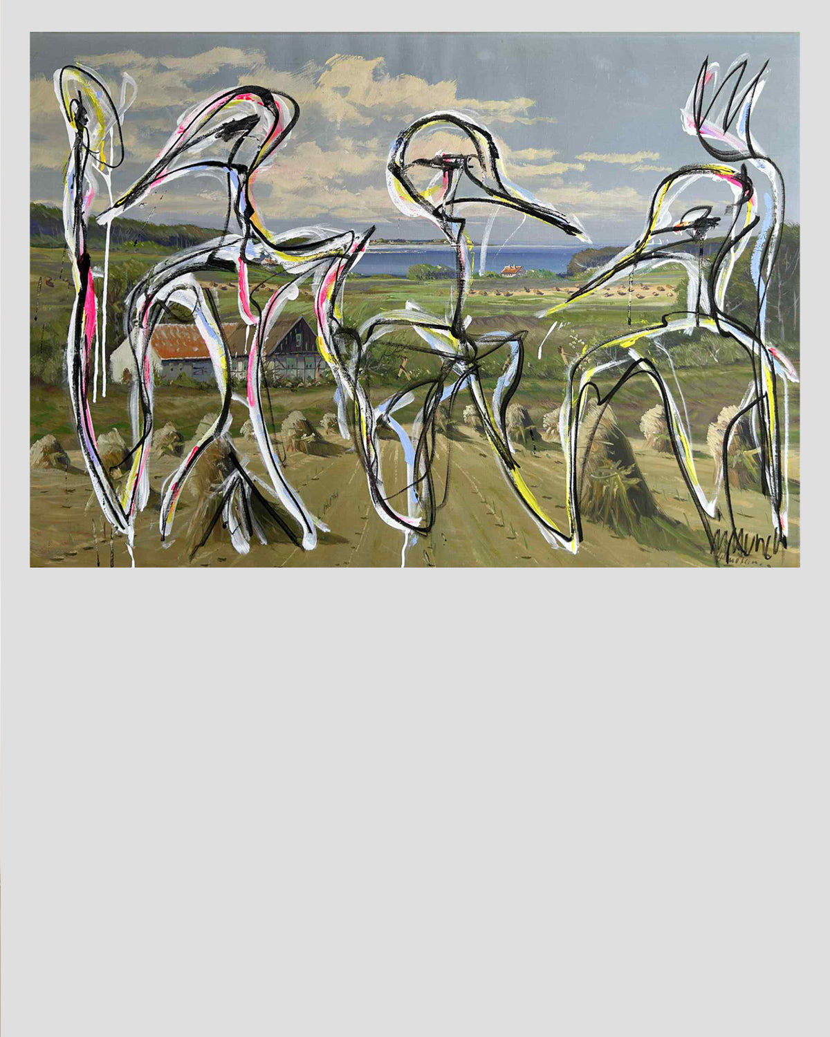 SLOW DAY - ORIGINAL WORK - 67x96cm