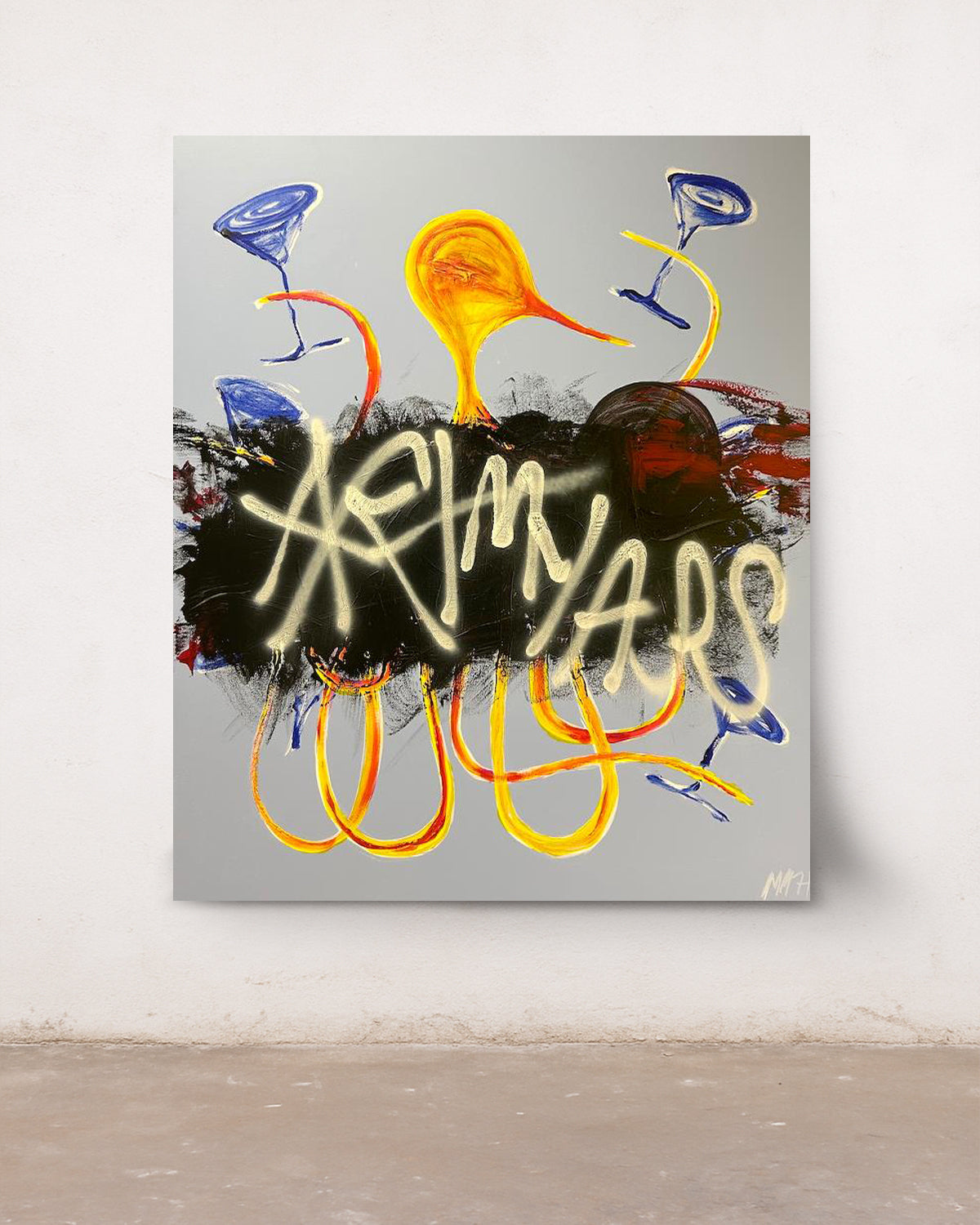 ART MY ASS - ORIGINAL WORK - 100x120cm