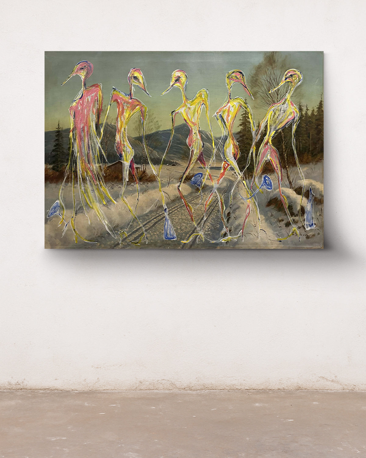 5 STAR - ORIGINAL WORK - 47x150cm